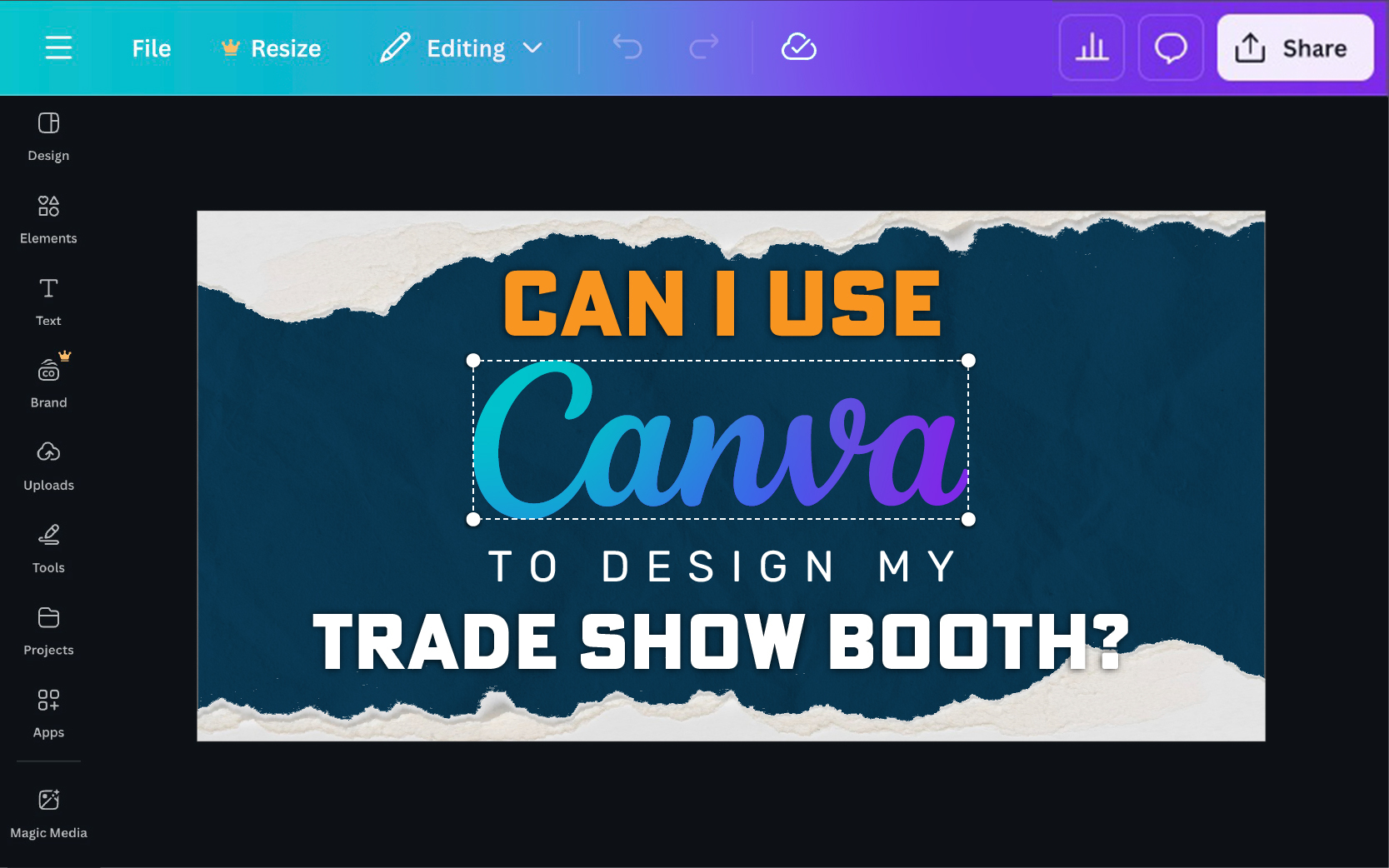 Why Canva Isn’t Enough for Your fastexhibit.com Booth Graphics