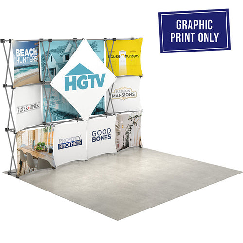 10ft 3D Snap-Up - Kit A - Graphic Only