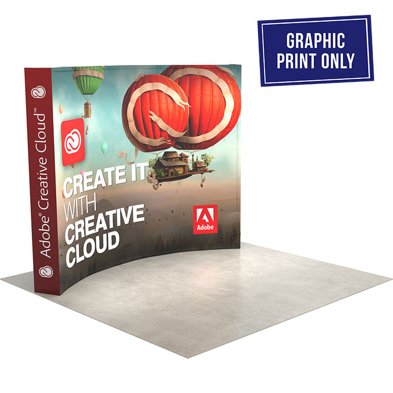 10ft Perfect Pop™ Curved Print Only