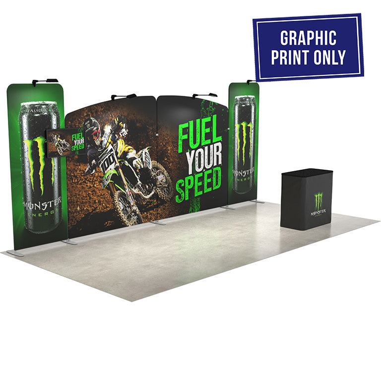 20ft QuickZip Monument Print Only