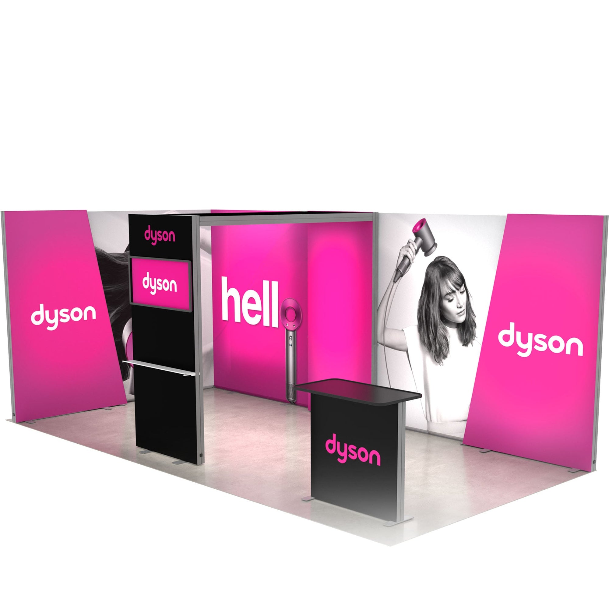 20ft FireFly Corner Lightbox