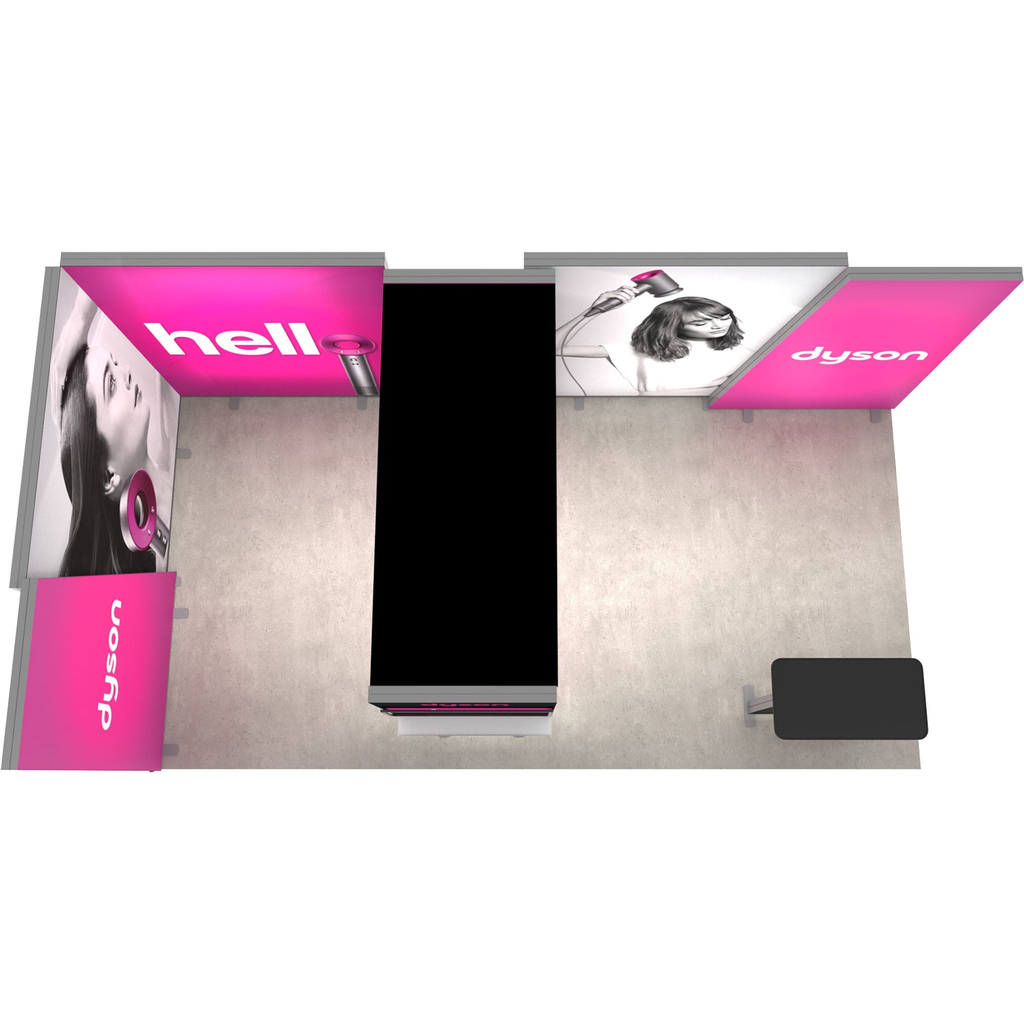 20ft FireFly Corner Lightbox