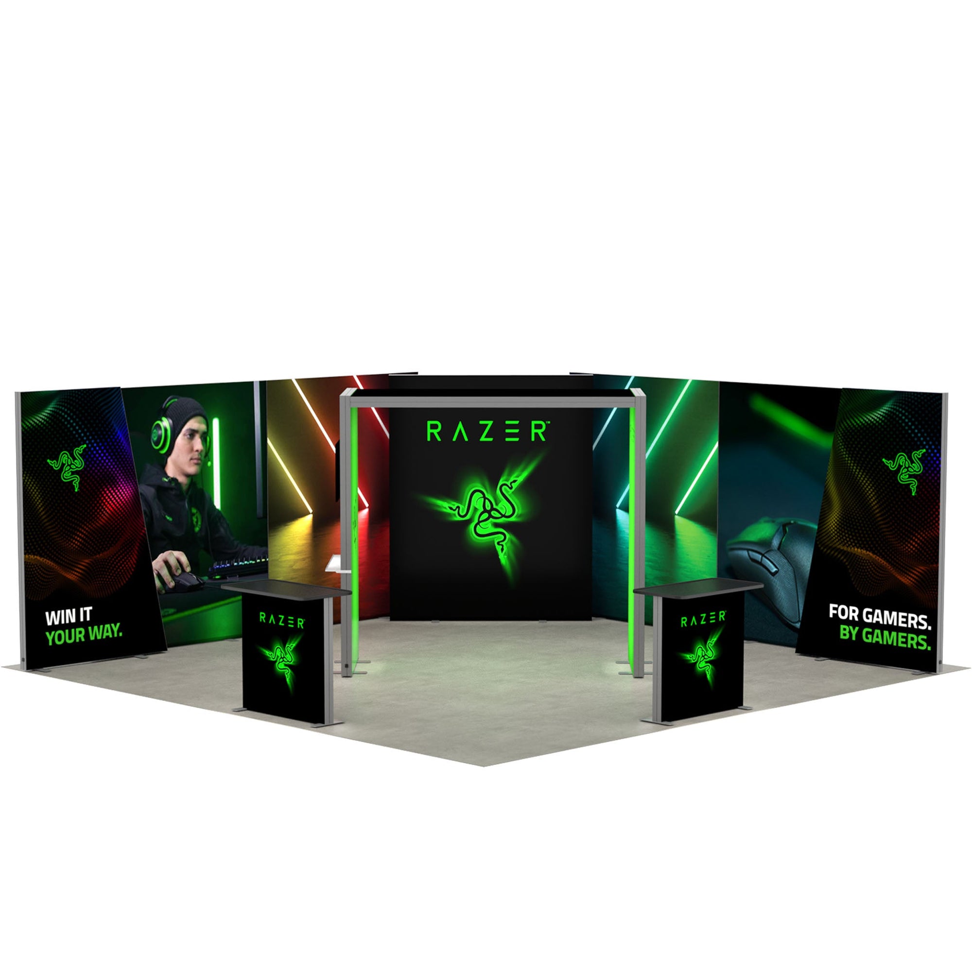 20ft FireFly Pavilion Lightbox