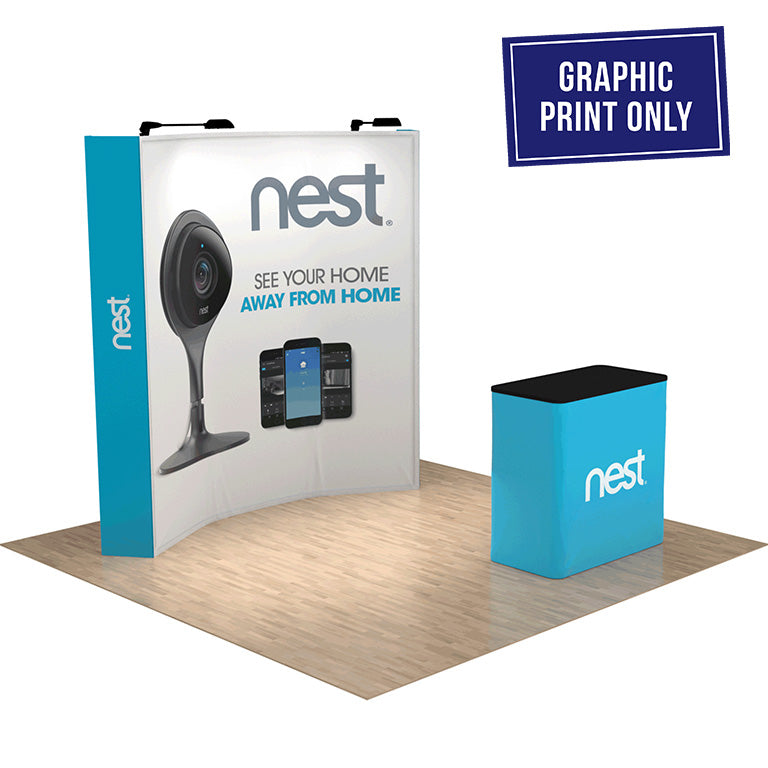 8ft Perfect-Pop™ Curved Print Only