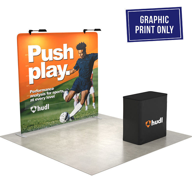 8ft QuickZip Straight Print Only