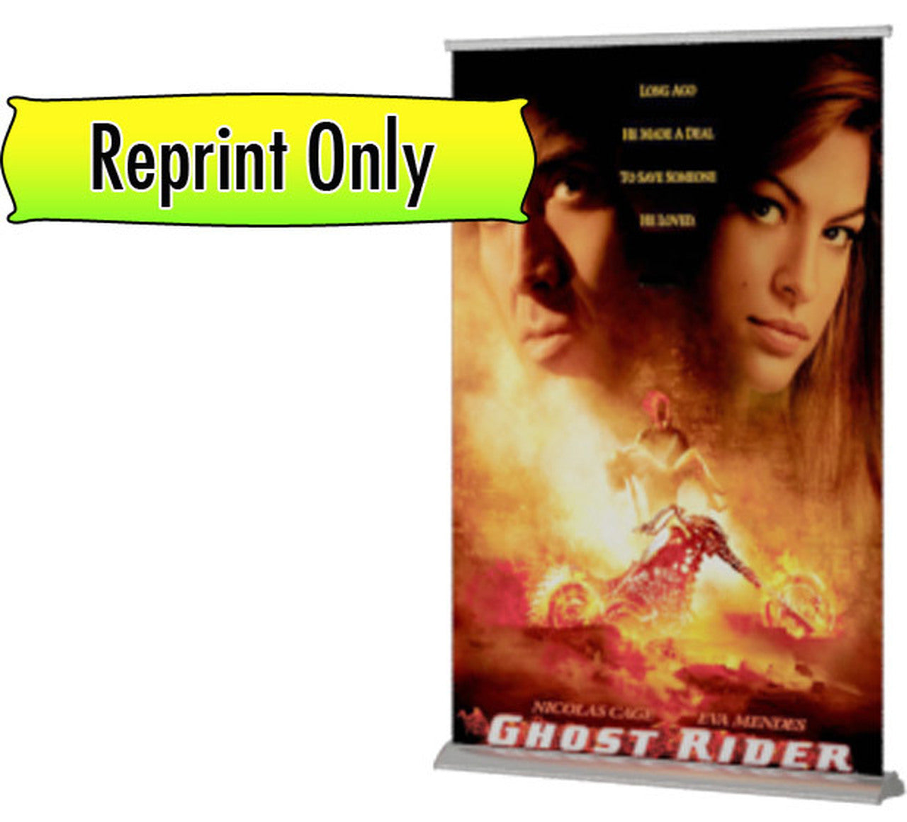 Silver Step Retractable 36"x92" Print Only