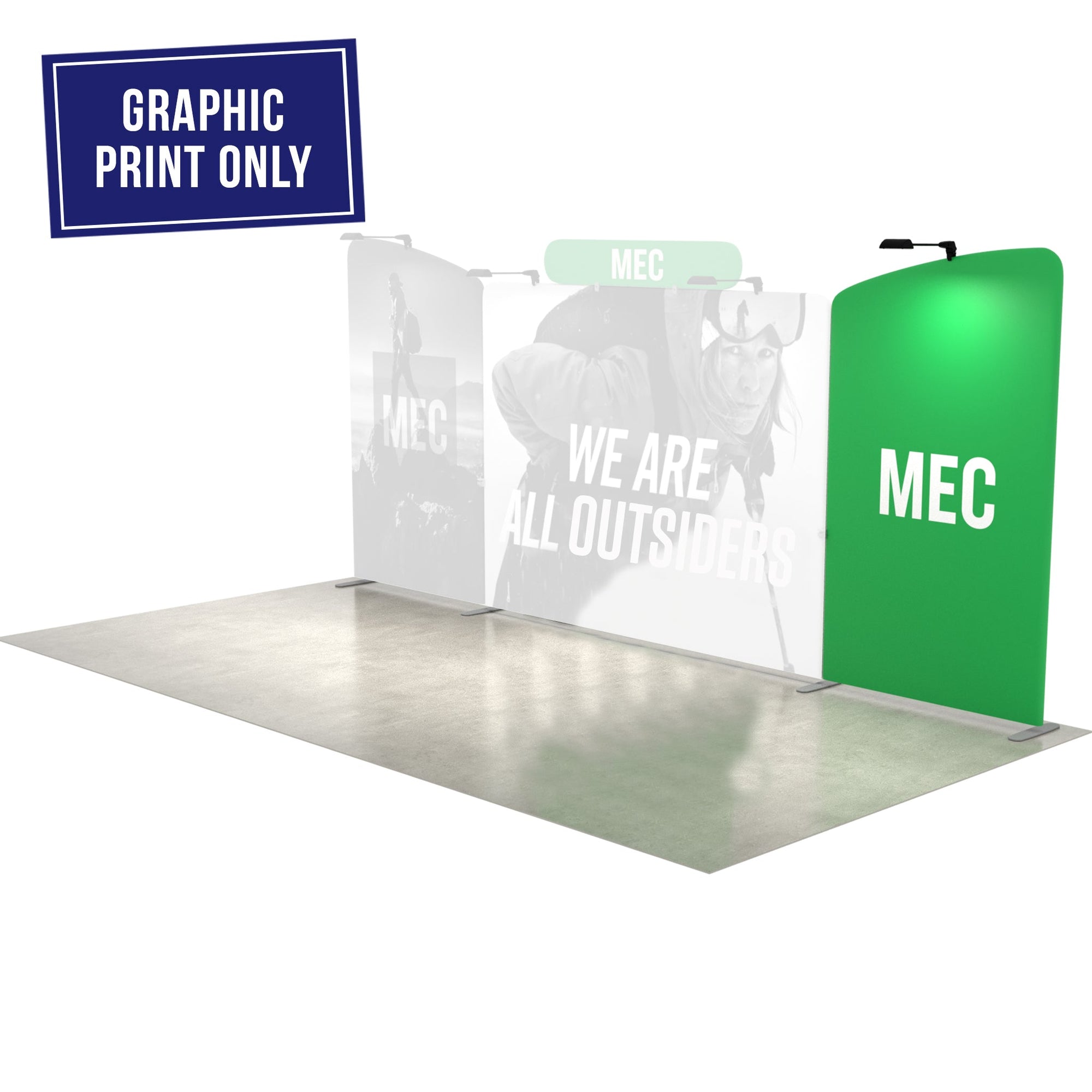 20ft QuickZip Panels - Graphic Only
