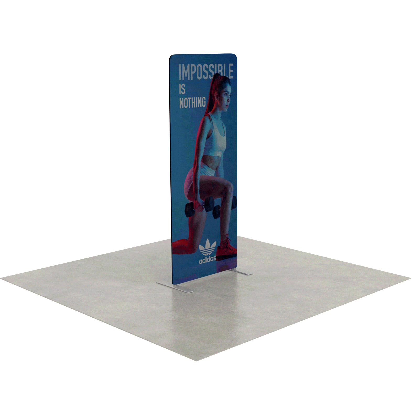 Lightbox Banner Stand