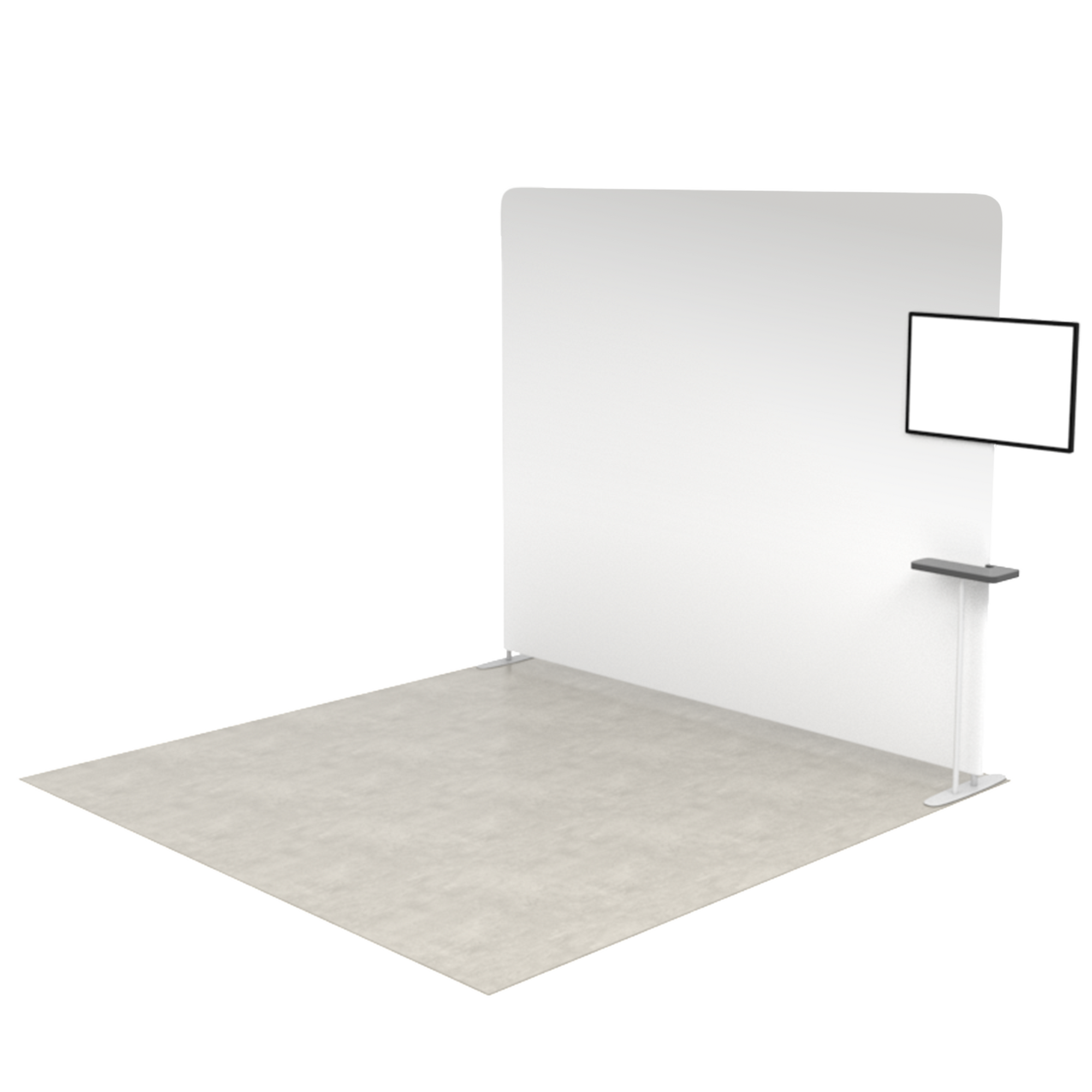 QuickZip Monitor Mount & Shelf Kit